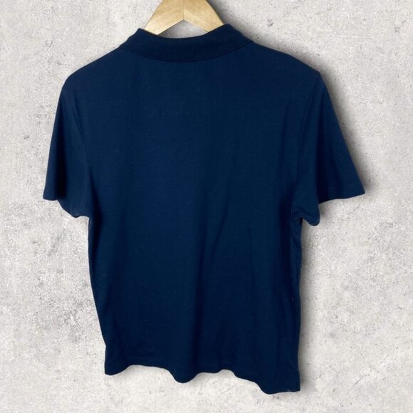 NEW Mack Weldon Performance Polo Short Sleeve Tee Blue Technical T-Shirt Small S - Picture 2 of 8